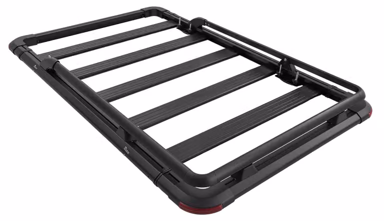 Cestello portatutto da tetto SucceBuy 1626 x 990 x 115 mm con estensione, portata fino a 90,72 kg, cestello da tetto resistente alle intemperie in lega di alluminio, ideale per SUV, pick-up e autocarri