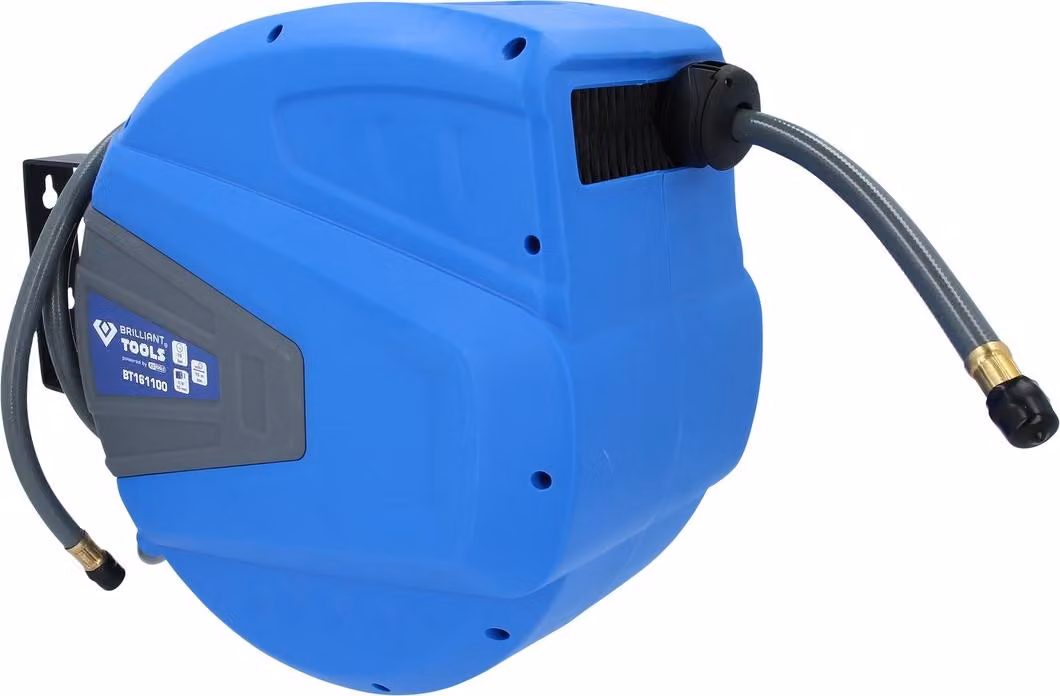 Brilliant Tools Avvolgitore automatico di tubi per aria compressa, Ø 10 mm x 15 m