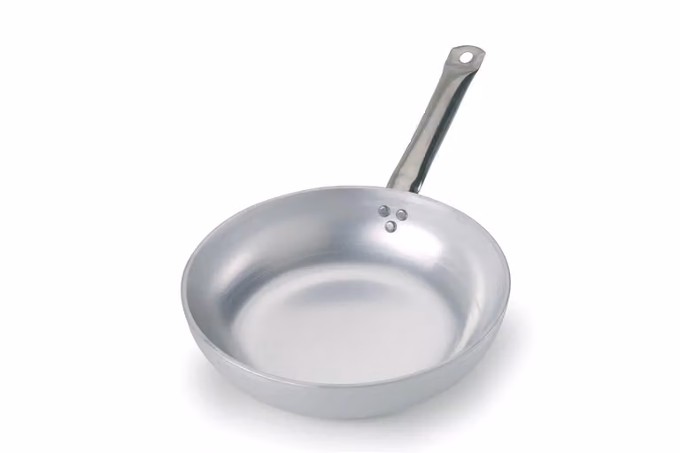 Padella alta in alluminio a un manico in acciaio inox, spessore 5 mm, diam. 32cm