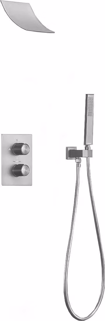 Mexen Salto set doccia a incasso, cromo - 7604-02-00