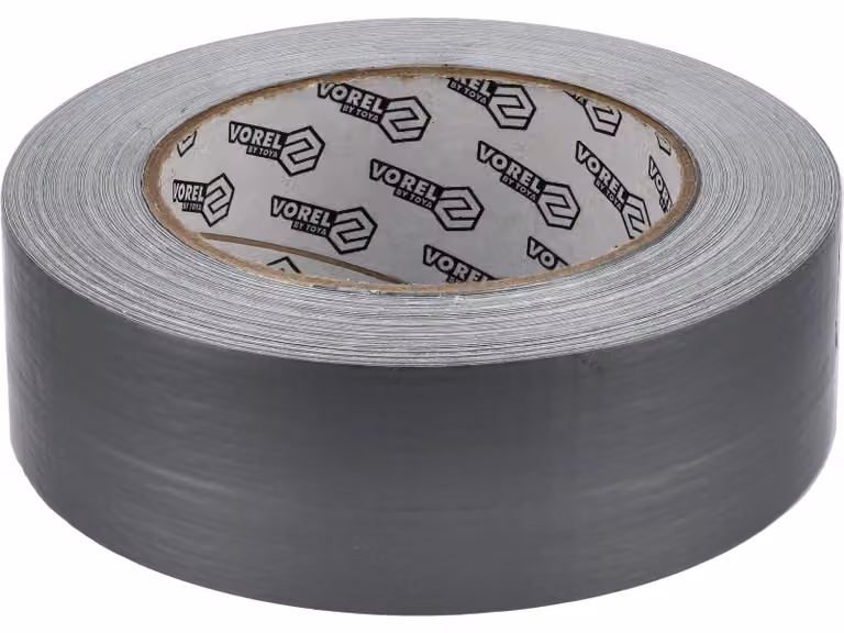 Nastro adesivo in tessuto, tipo "duct tape", grigio, 38 mm x 50 m