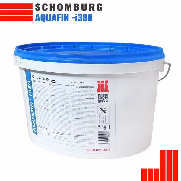 SCHOMBURG Aquafin i380 Crema da iniezione per barriera orizzontale Impermeabilizzante 5 L Bianco