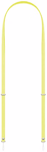 Tracolla Apple Giallo neon
