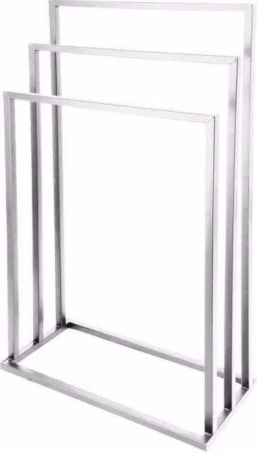 Set di 6 Piantena Portasalviette Ibisco Acciaio Tre Bracci