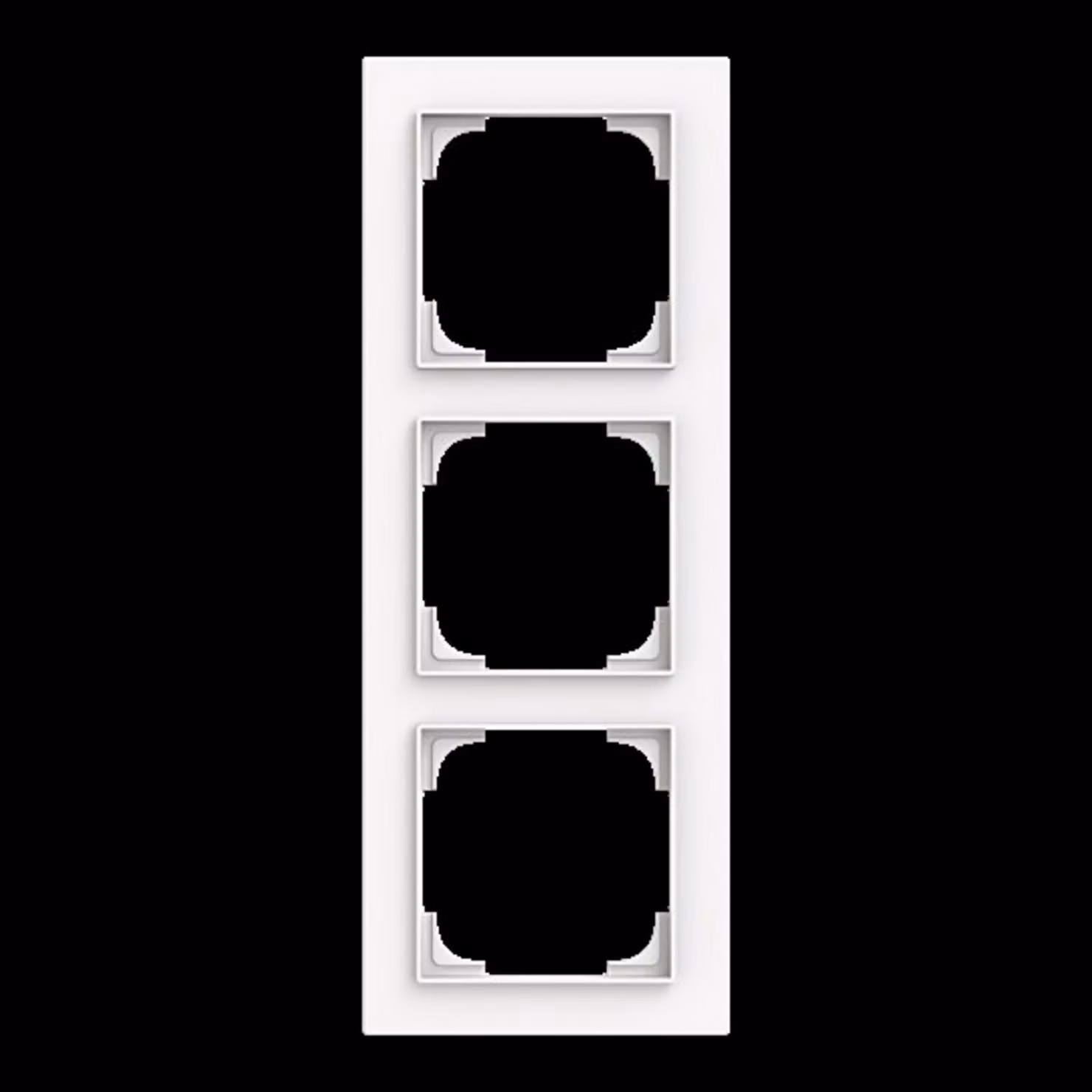 Busch-Jaeger telaio di copertura 3-gang 1723-44M 2CKA001754A4854