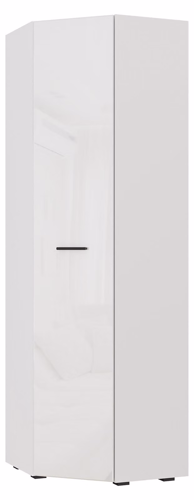 raumhirsch ARMADIO Bianco, Bianco lucido, dimensioni 64x205x64 cm