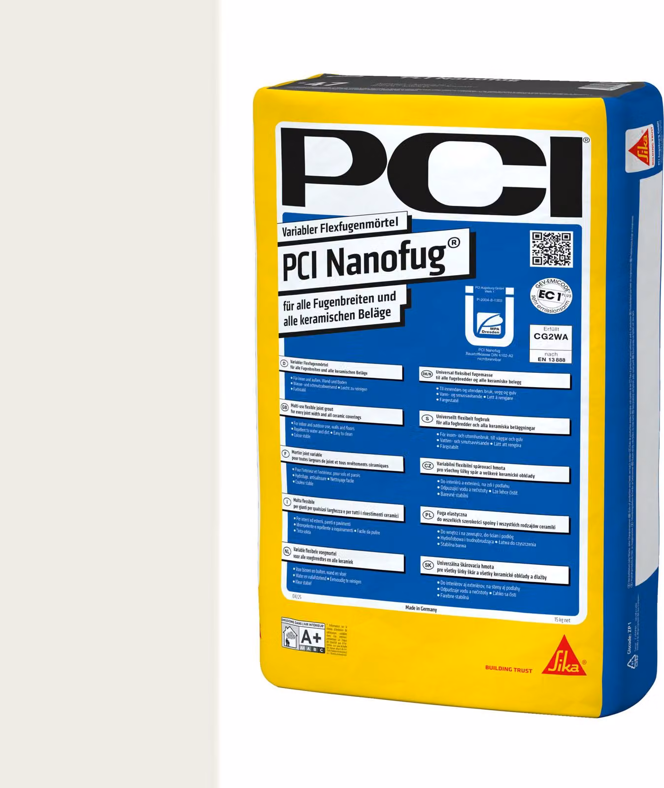 PCI Nanofug Nr. 23 - Lichtgrau 15 kg