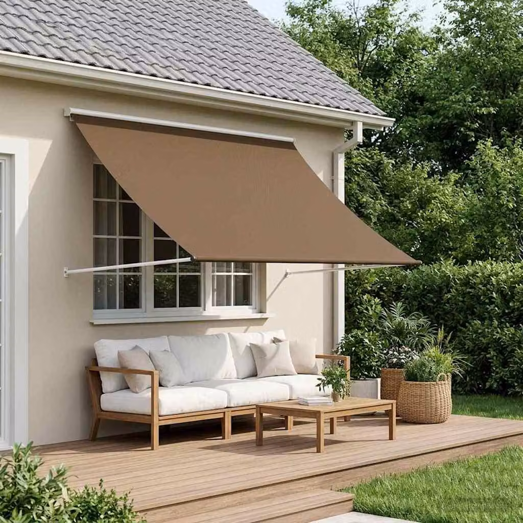 Maison Exclusive - Tenda da sole color tortora 350 x 150 cm