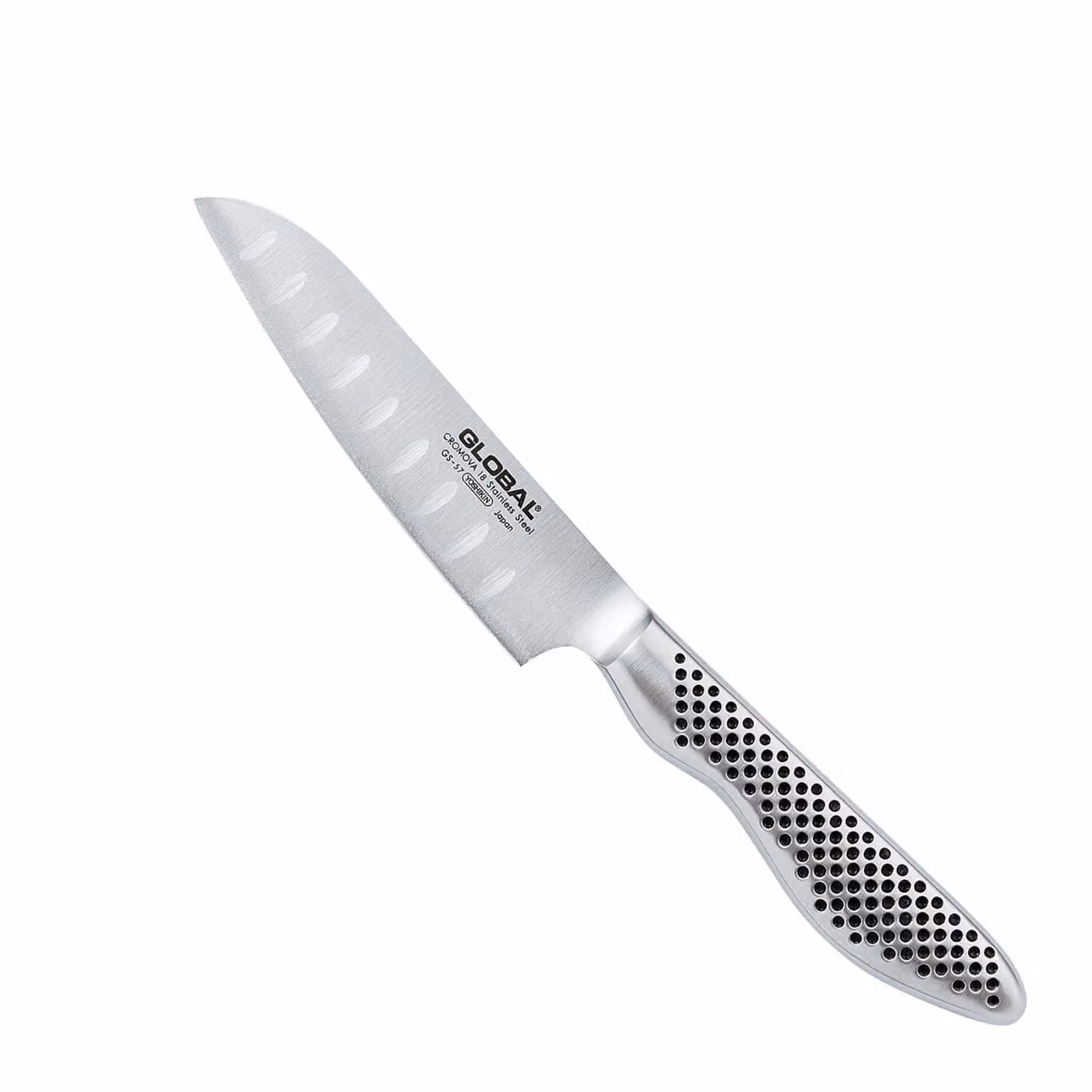 Coltello Santoku alveolato cm 11 serie GS di Global