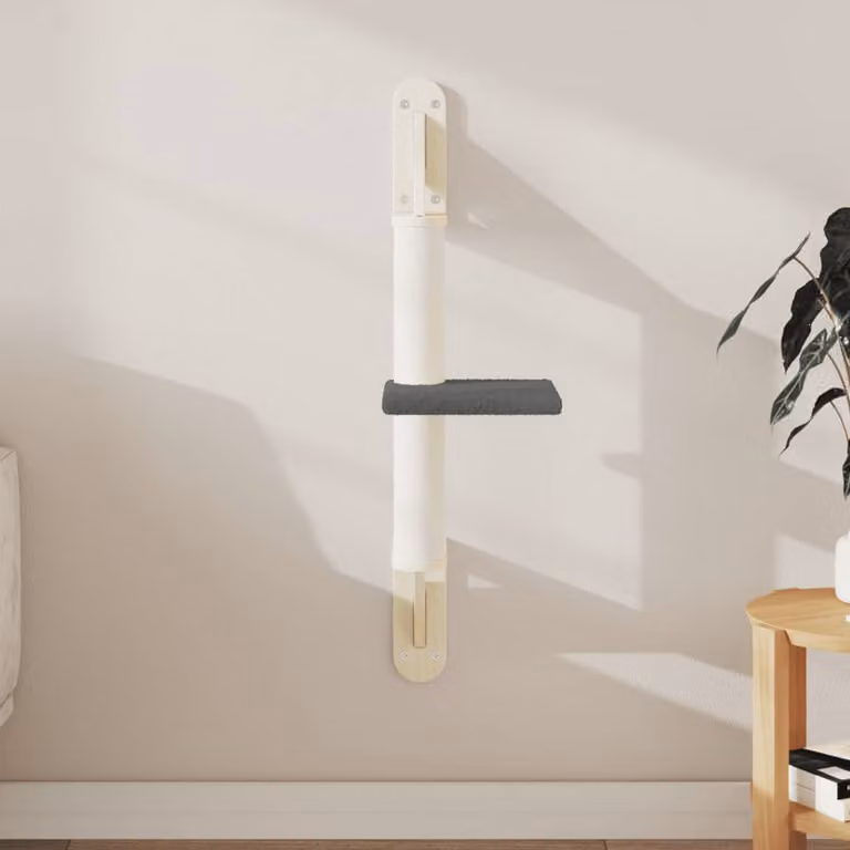 Albero per gatti vidaXL con tiragraffi in sisal, Grigio