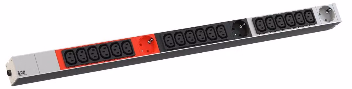 Bachmann IT PDU Basic - Unità di distribuzione dell'energia (per montaggio su rack)