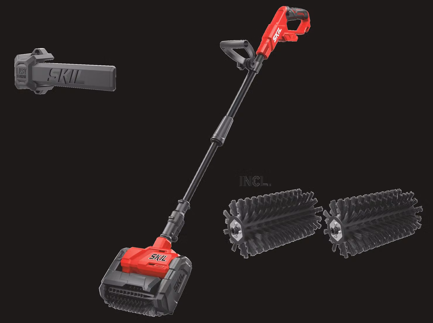 SKIL 0680CA Akku-Terrassenreiniger / Oberflächenbürste Brushless (20 V)