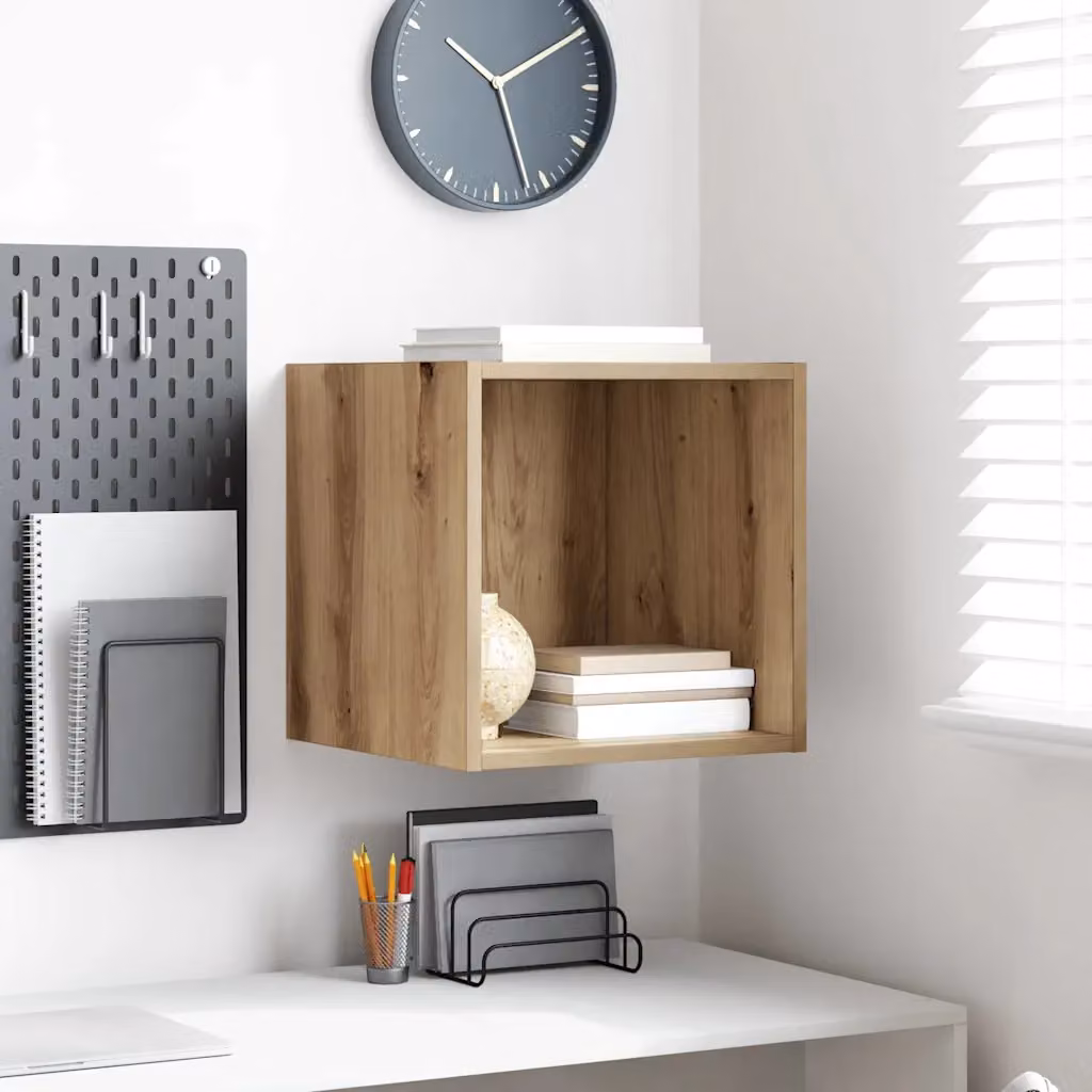 Armadietto a muro vidaXL in legno marrone opaco L/P/H: 37 x 37 x 37 cm
