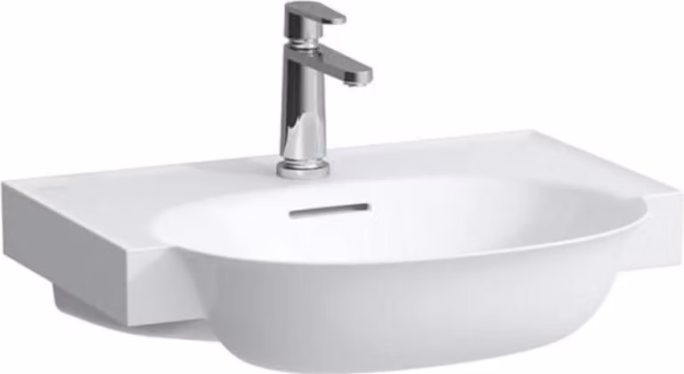 LAUFEN The New Classic lavabo, encastré, avec trop-plein, 1 trou pour robinet, 600x480mm, H8138537571041, H8138537571041