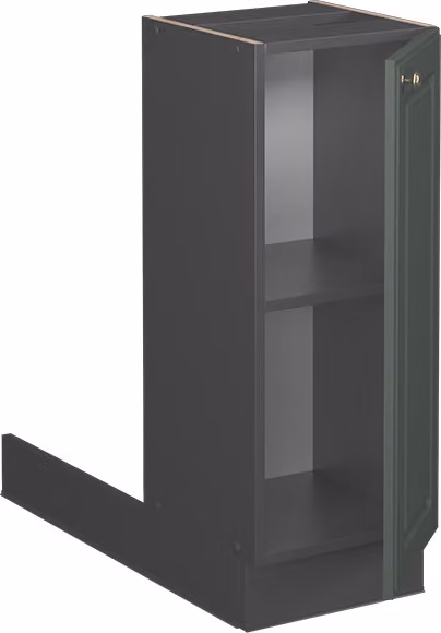Isola cucina Vicco Fame-Line Verde-oro rustico 30 cm senza piano di lavoro, Model 38588