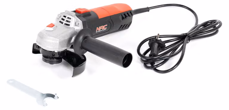 Smerigliatrice angolare NAC 125 mm 800 W | Utensile compatto per tagliare e lucidare | Ideale per lavorare su metallo, legno e altro | Design ergonomico e potente