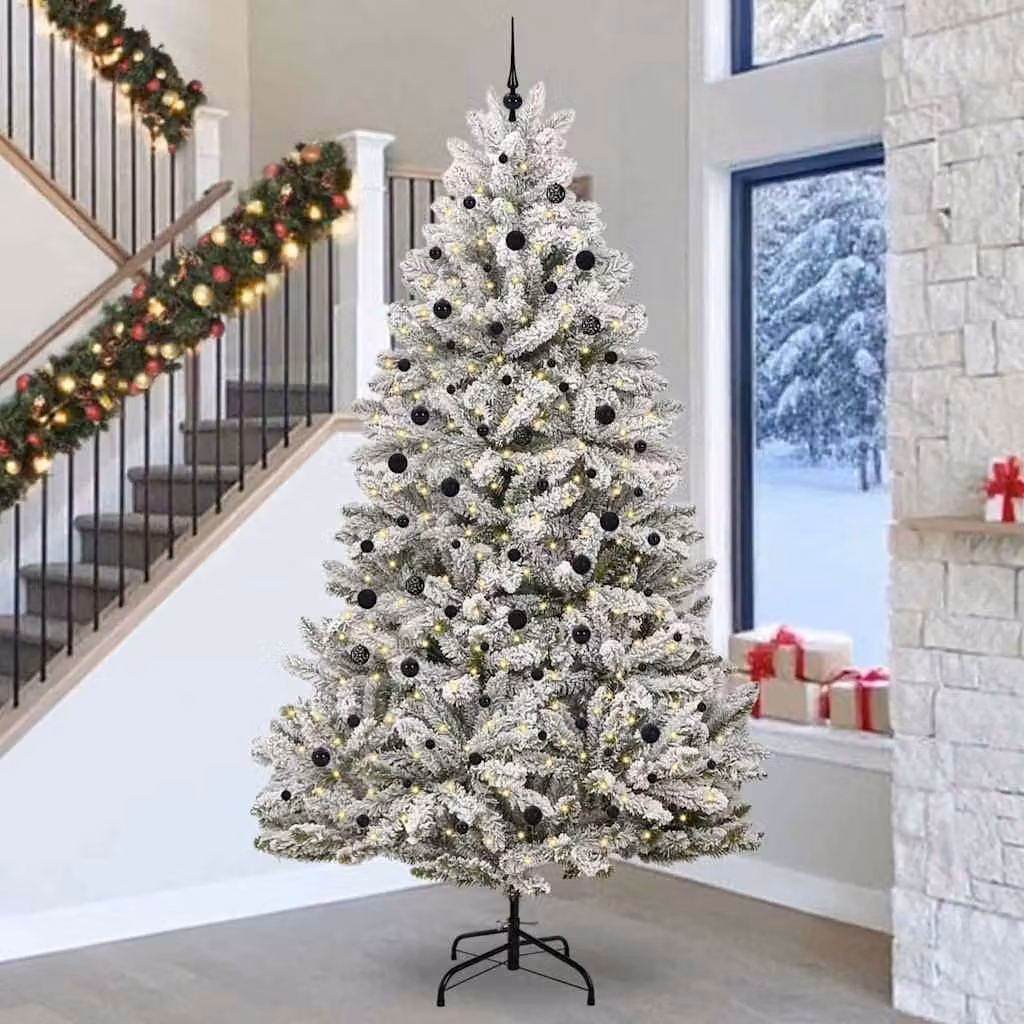 Maison Exclusive - Albero di Natale artificiale, altezza 300 cm, 300 luci, luce bianca calda