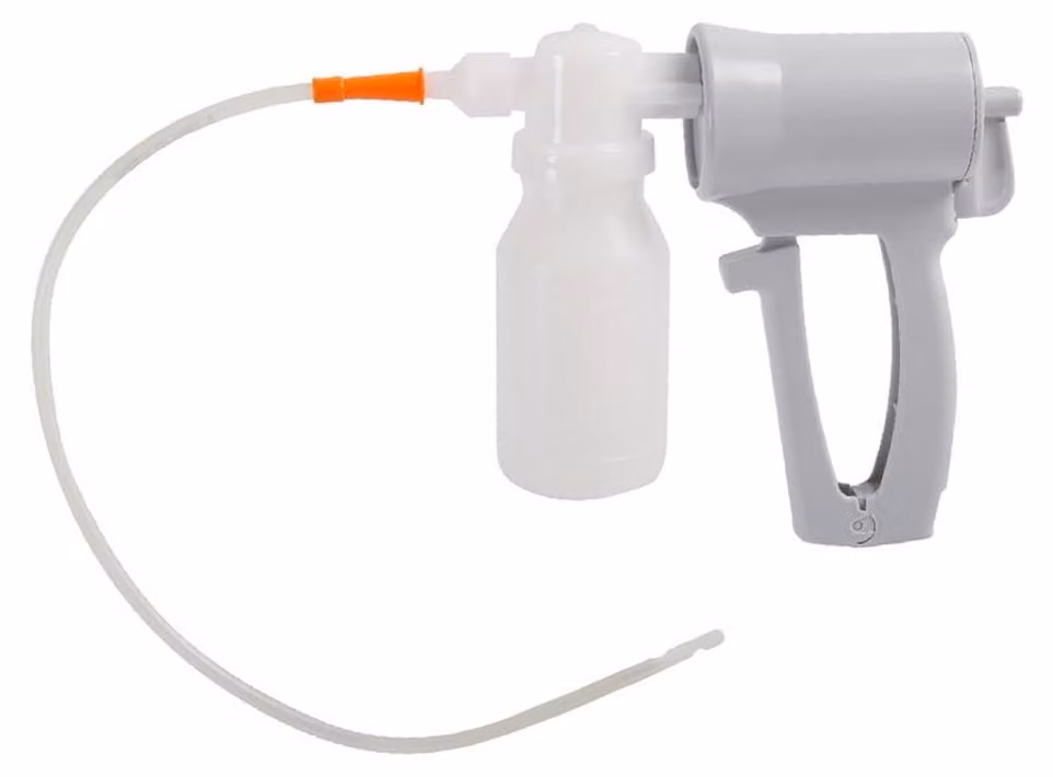 Pompa aspirante manuale, portatile, azionata a mano, in plastica