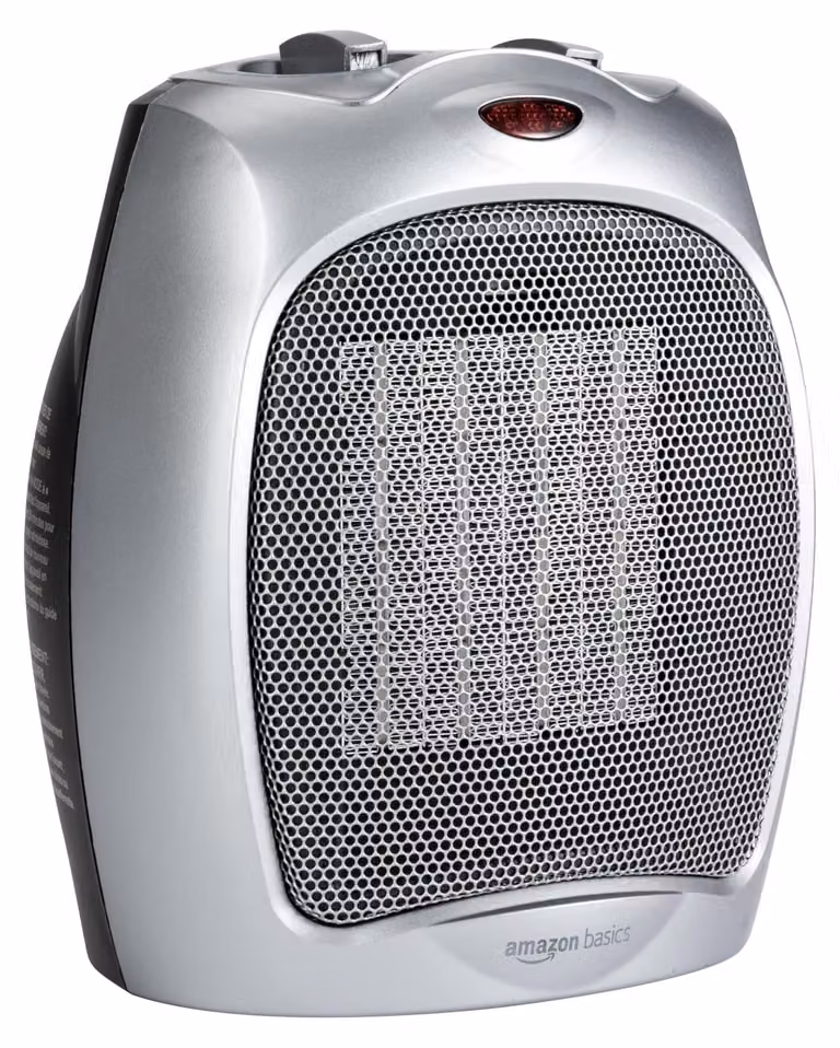 A. Riscaldatore ceramico da incasso, 1800 W, con termostato regolabile - Silbe