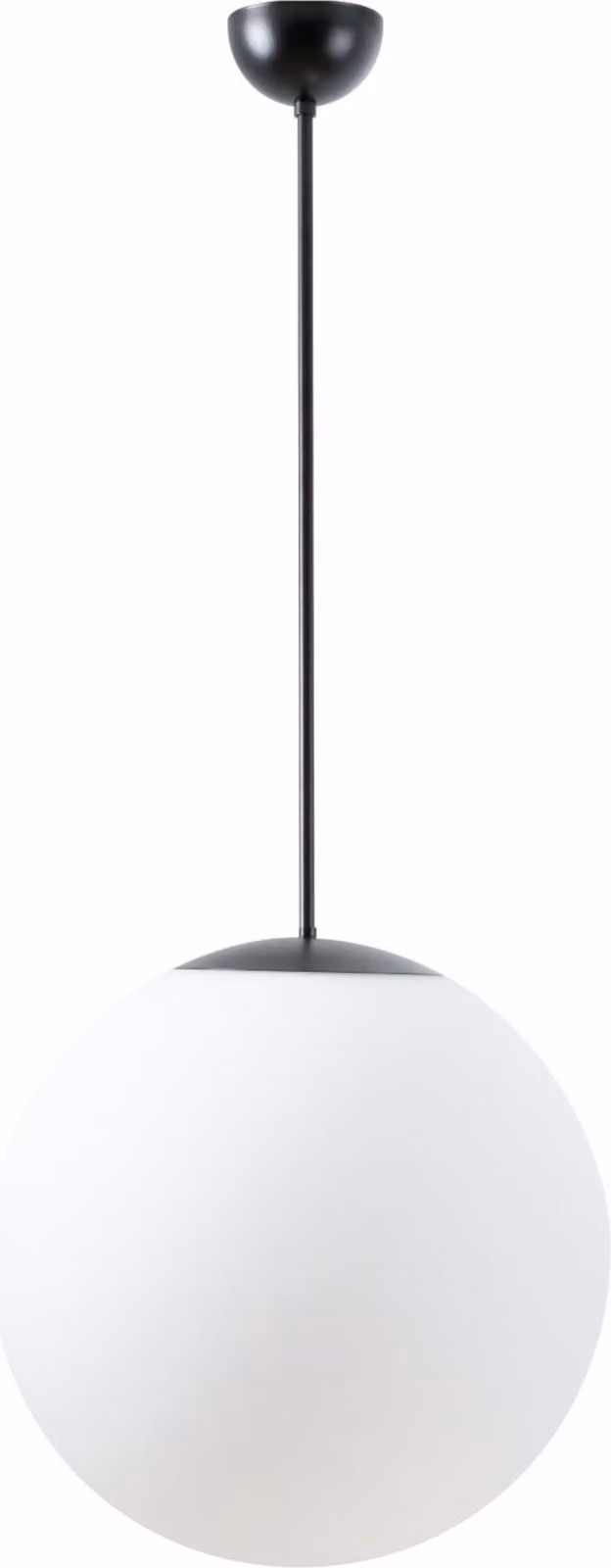 OSMONT ADR61285 ADRIA P3 apparecchio a sospensione in vetro nero/bianco IP40 3000 K 27W LED