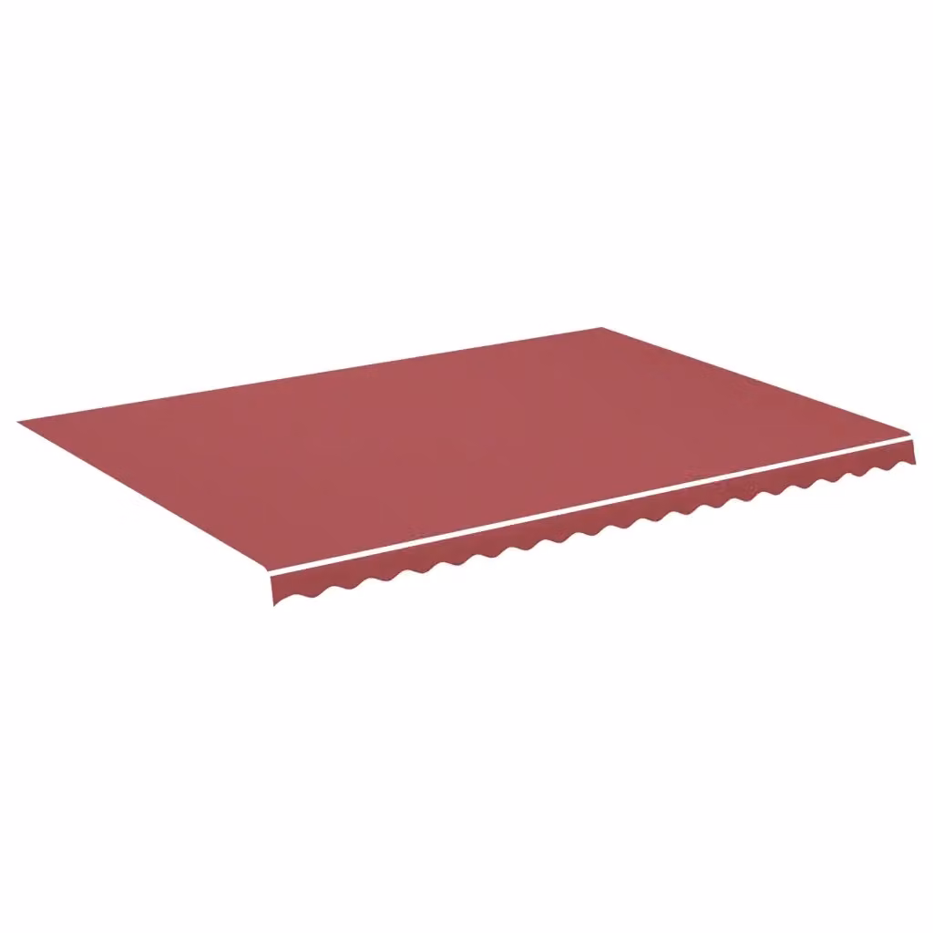Tessuto di ricambio per tenda da sole vidaxl in poliestere, colore rosso, L: 500 cm x P: 350 cm – 2