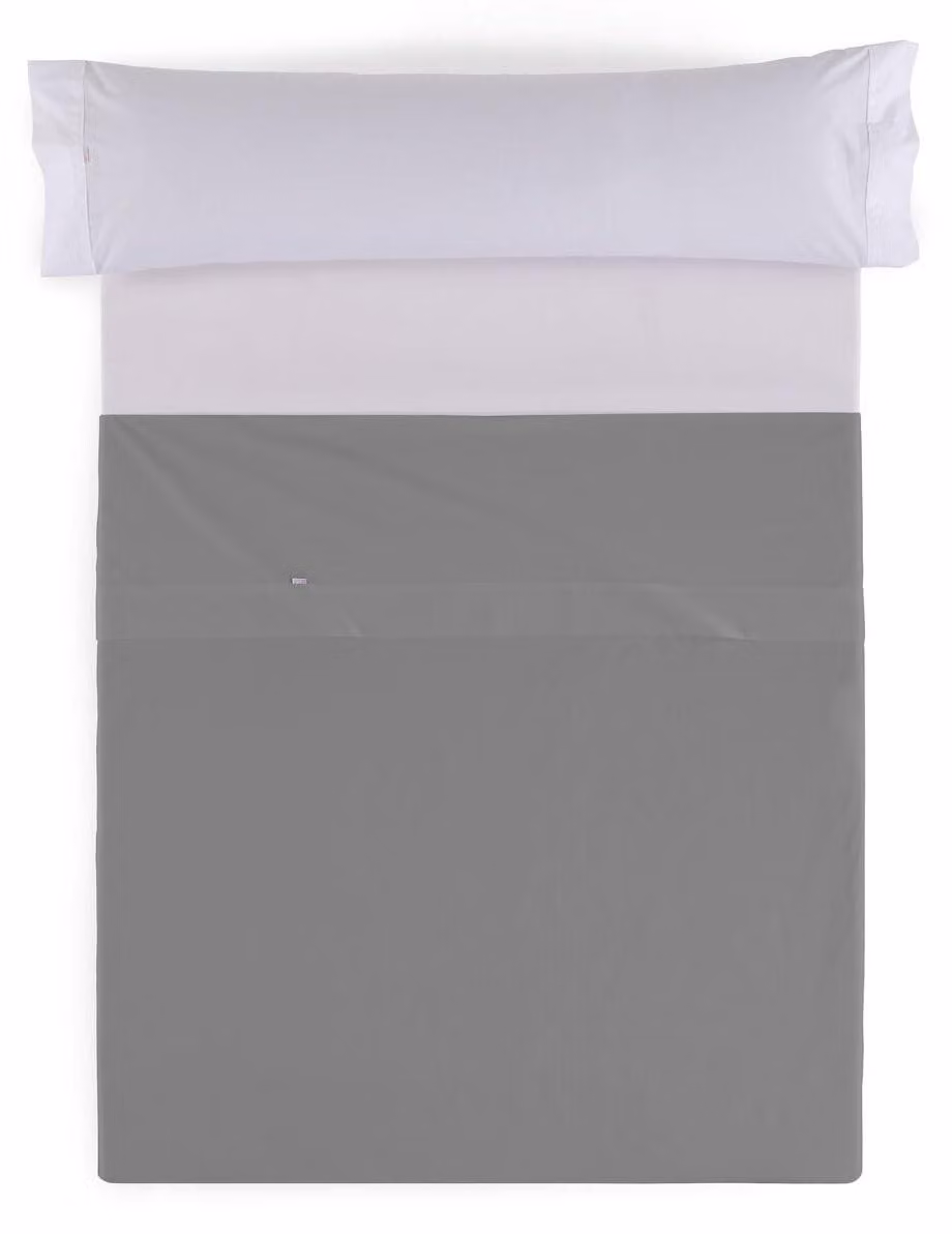 Biancheria da letto in cotone e titanio, 170 x 270 cm