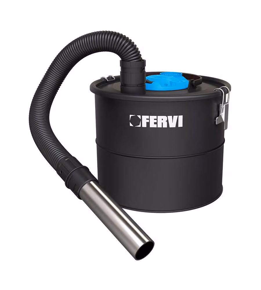 FERVI Aspiracenere 20L Aspirapolvere con accessori e funzione soffiaggio