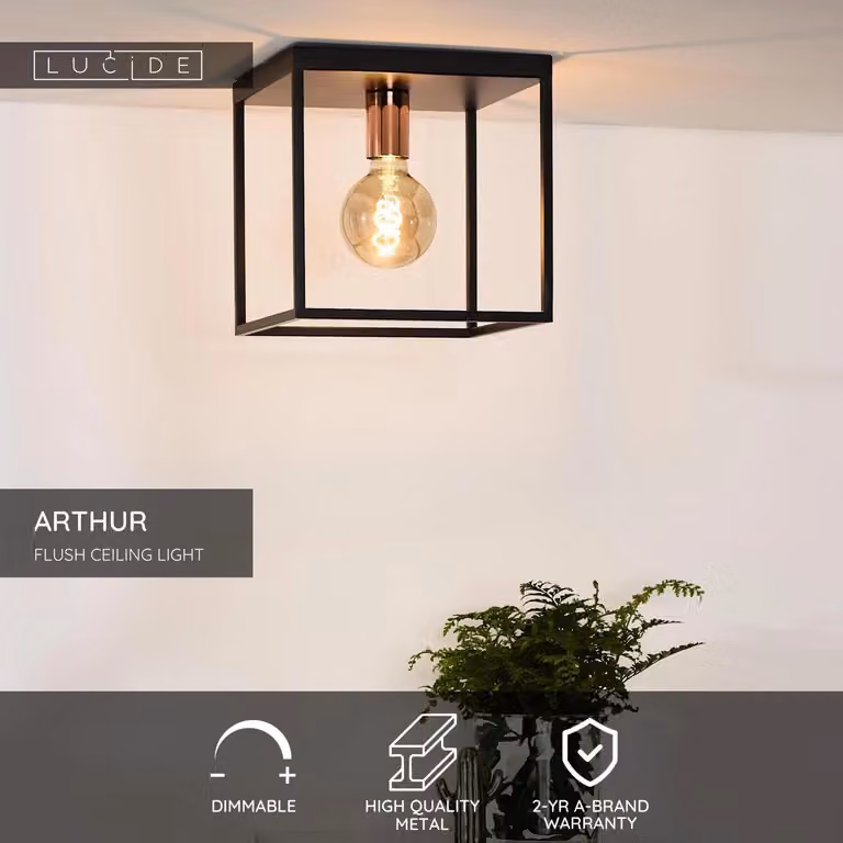 Lampada SUFITOWA Lucida E27 40W ARTHUR 08124/01/30