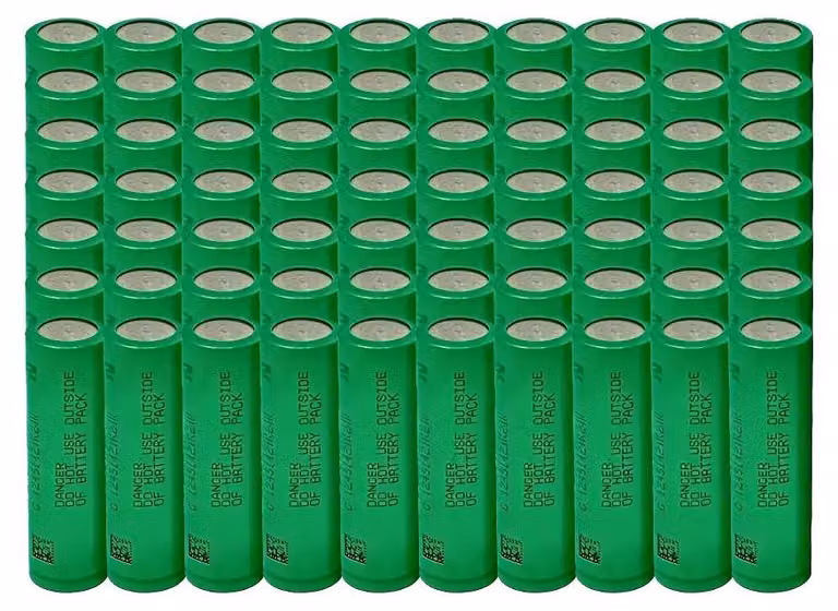 Batteria agli ioni di litio, capacità 3000mAh, ricaricabile, confezione da 70 pezzi, 3,7 V