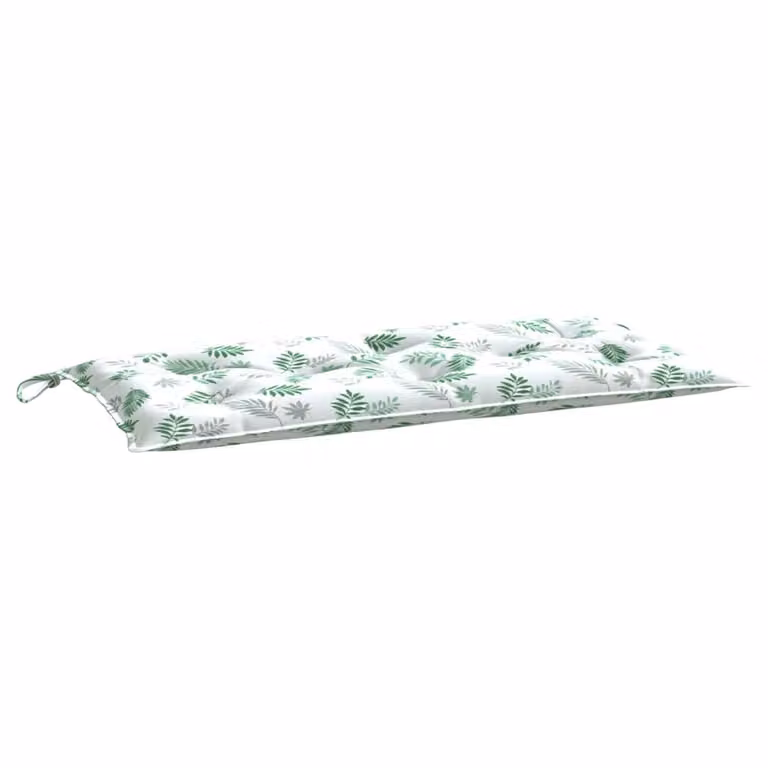 Cuscino per Panca a Foglie 100x50x7 cm in Tessuto Oxford