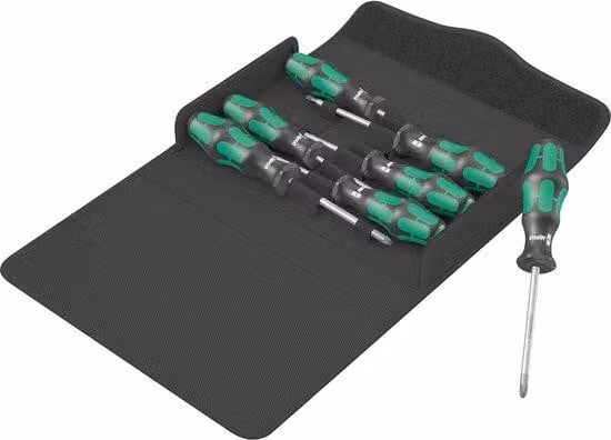Set di cacciaviti Kraftform 300/7 da 7 pezzi - Set completo con cacciaviti da 7 pezzi