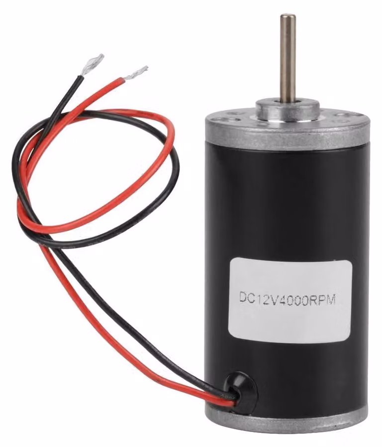 Motore a corrente continua da 12 V, 4000 giri al minuto, rotazione oraria/antioraria, diametro 31 mm