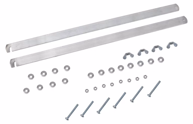 Set di puntelli rigidi Hymer smontabili per scale a pioli a gradini, lunghezza 0,26 m