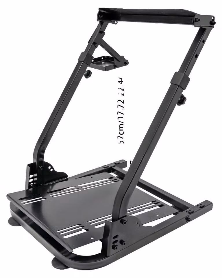 Portabiciclette da corsa, regolabile in altezza, design pieghevole, nero