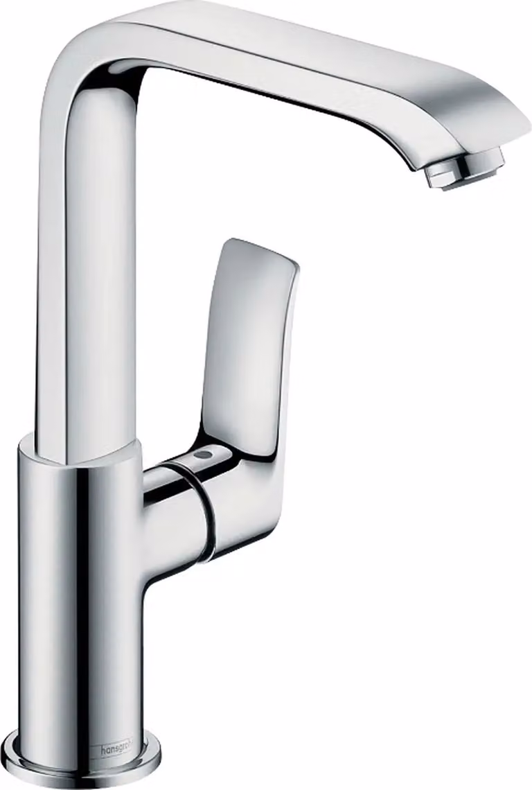 Hansgrohe Metris miscelatore per lavabo 230 bocca girevole cromo push-open