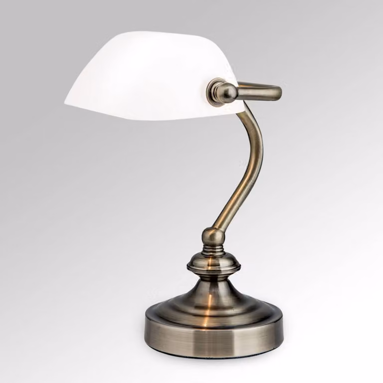 ORION Lampada da scrivania Zora, Bronzo / Ottone antico, Studio / Ufficio, Metallo, Antico, Lampada da tavolo