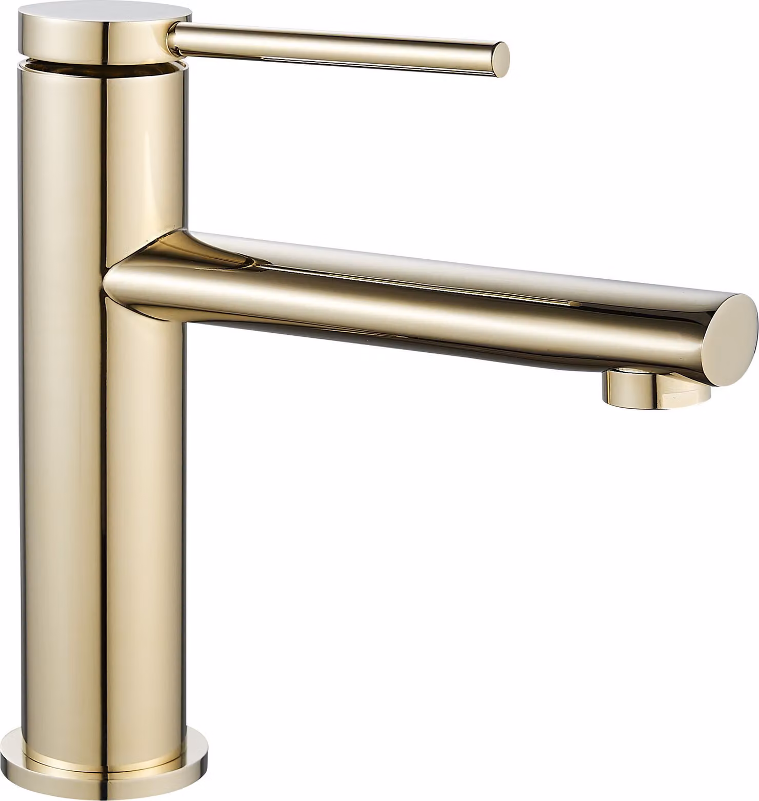 Rubinetto da Lavabo Rea Oval Gold Low