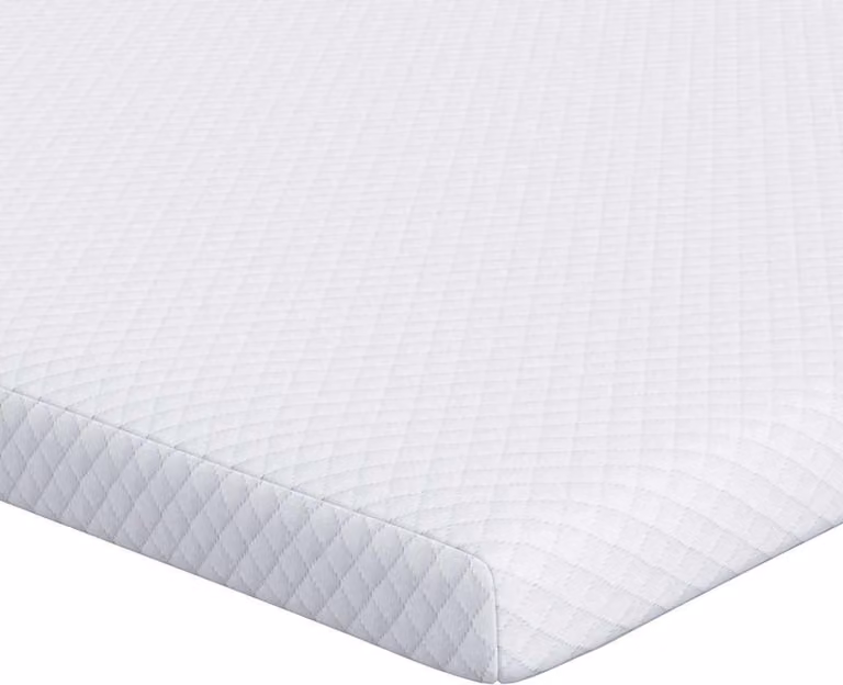 Topper in schiuma memory for Adulto Morbido 80 x 200 cm Bianco