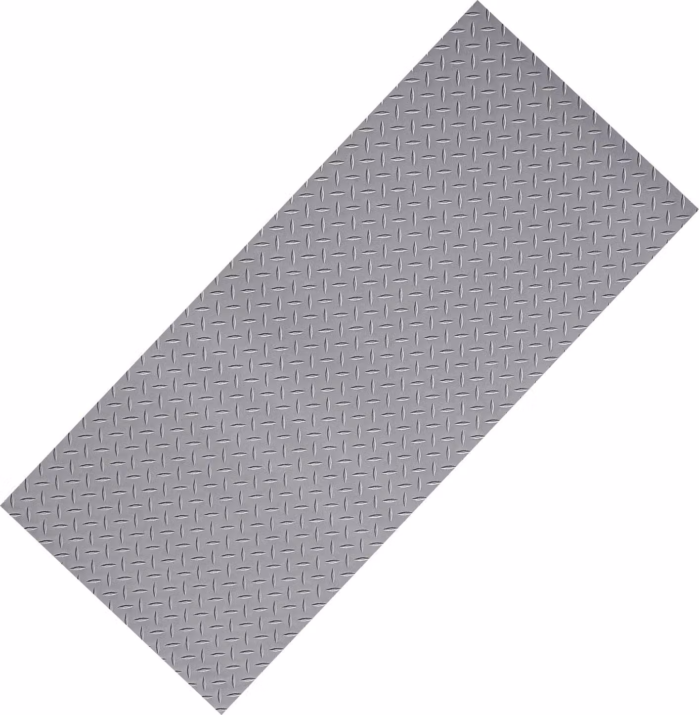 SucceBuy tappetino per garage, 2280 x 6100 mm tappetino antiscivolo, tappetino chiodato in PVC con nastro biadesivo, spessore 2,2 mm, tappetino di protezione per magazzini e palestre, grigio argento
