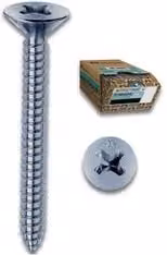 Viti autofilettanti per metallo Mustad zincate argento 500 pz Diametro: 4,8 mm, Lunghezza: 19 mm