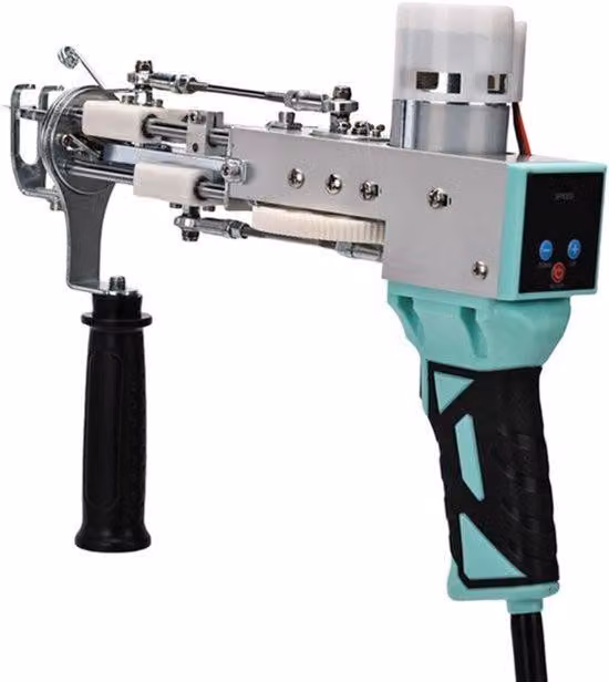 Pistola elettrica per applicare tappeti 2-in-1 - Con rifinitore - 70W - Altezza dello strato regolabile