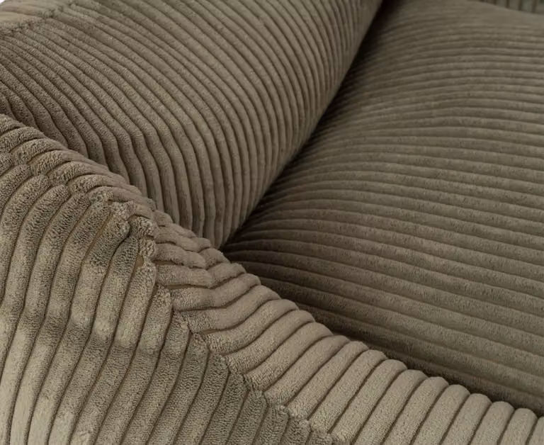 Cuccia per cani Knuffelwuff in velluto a coste con carattere intrecciato a mano Olivia XXL 120 x 85 cm Khaki