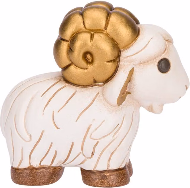 Presepe Classico Thun in ceramica bianca da tavolo