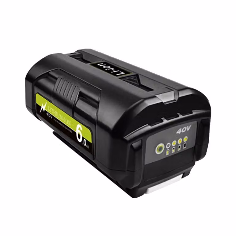 Batteria Ryobi 40V, capacità 6000mAh, compatibile con gli utensili Ryobi , 1 CONFEZIONE