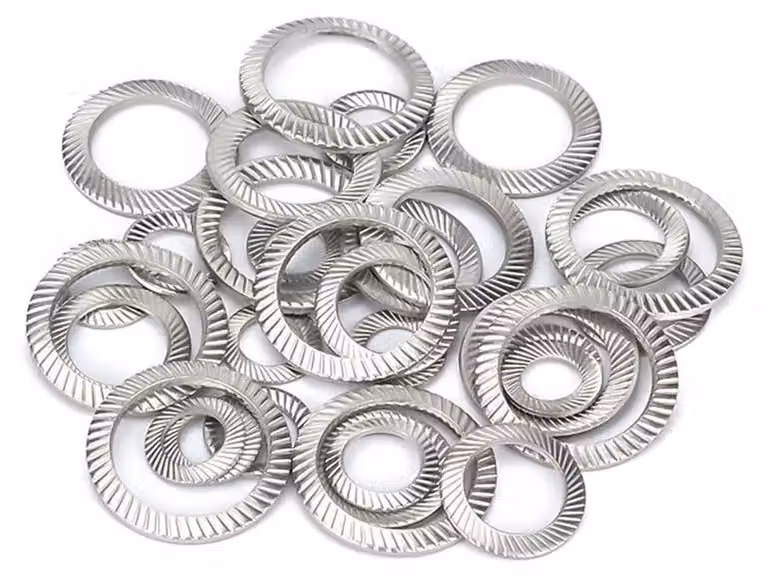Anelli di tenuta antiscivolo in acciaio inossidabile, dischi dentati, rondelle di sicurezza, M20x30mm (6 pezzi)