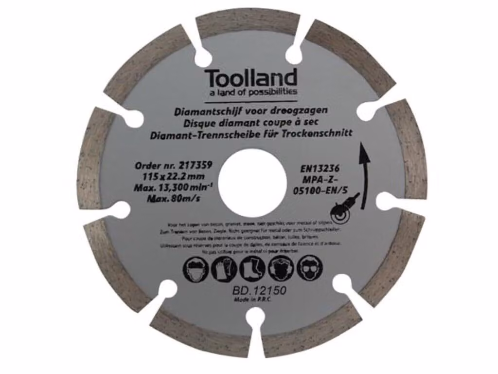 Set Dischi Diamantati - 150 Mm - Segmentati - 2 Pz