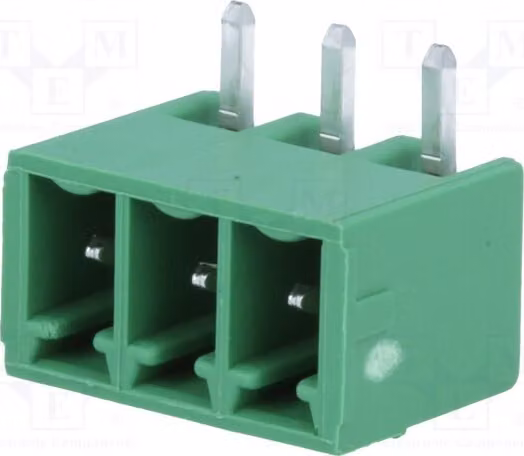 1 x Profilo di chiusura disattivabile, larghezza 3,81 mm, percorso: 3, angolo: 90°, connettore MC 1,5/3-G-3,81, 180