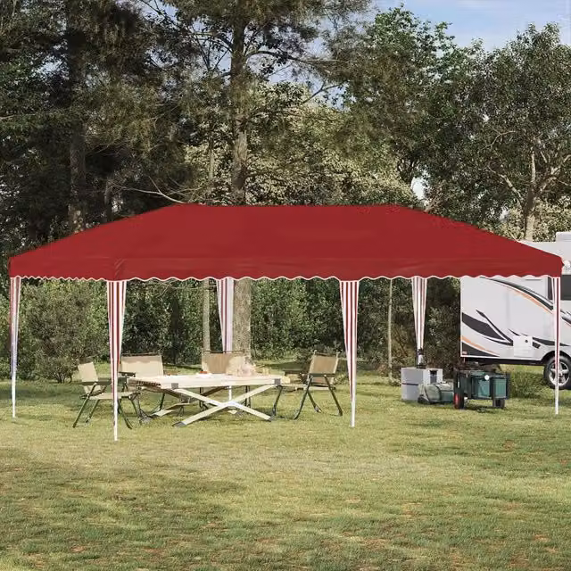 Tenda per feste a pop-up 575 x 290 x 245 cm Borgogna 42019785