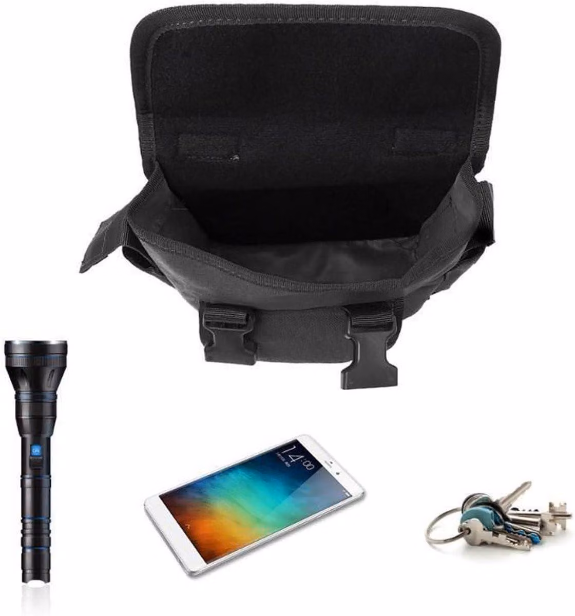 Borsa tattica Drop-Beenzak - Nera, capienza grande, nera