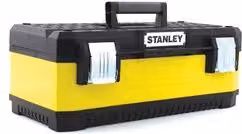 Cassetta per attrezzi Stanley con vaschetta in metallo e plastica, Giallo e Nero, L: 50 cm, P: 29 cm, H: 22 cm – 1